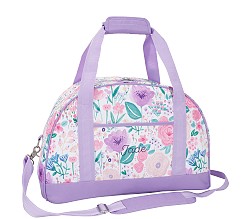 Mackenzie Lavender Floral Blooms Ultimate Duffle Bag