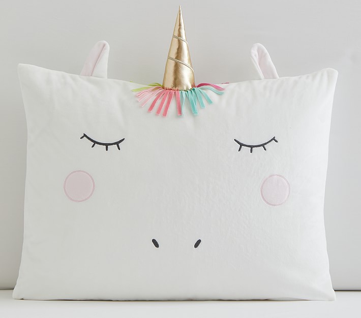 Unicorn Cuddle Pillowcase | Pottery Barn Kids