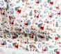 Flannel Woodland Santa Organic Sheet Set &amp; Pillowcases