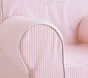 My First Anywhere Chair&#174;, Blush Oxford Stripe Slipcover Only