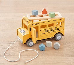 School Bus Shape-Sorter Pull Toy
