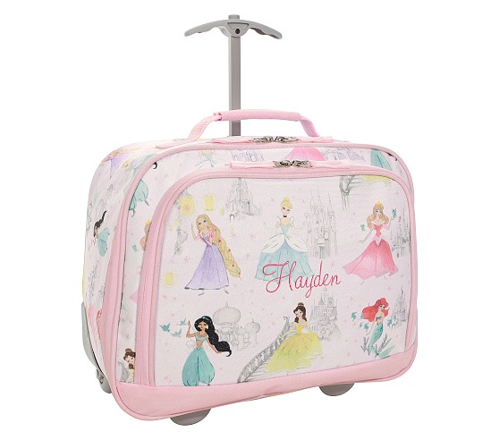 Aqua Disney Princess Hard Sided Kids Luggage | Pottery Barn Kids