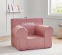 Oversized Anywhere Chair&#174;, Pink Berry Twill Slipcover Only