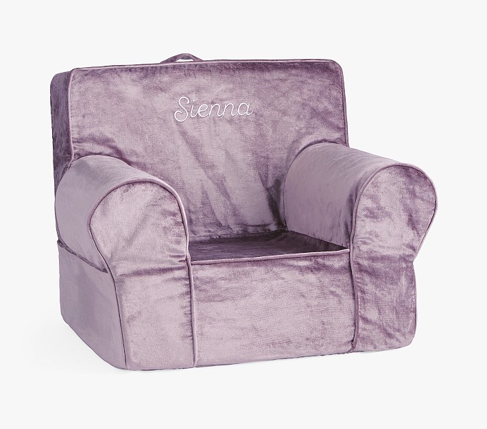 My First Anywhere Chair&#174;, Fig Velvet Slipcover Only