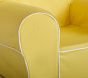 Kids Anywhere Chair&#174;, Yellow with White Piping Slipcover Only