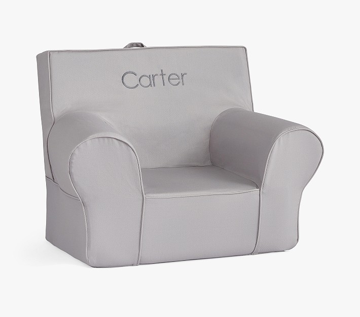Kids Anywhere Chair&#174;, Gray Twill Slipcover Only