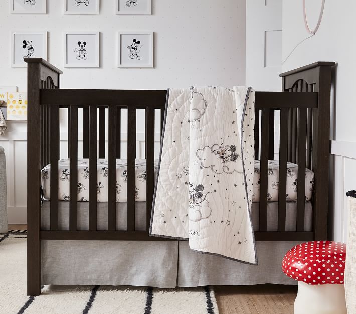 Baby mickey hot sale crib set