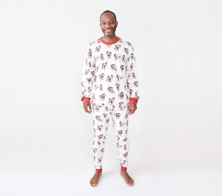 Adult Disney Mickey Mouse Holiday Organic Pajama Set