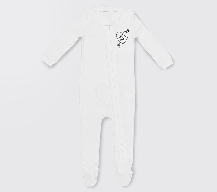 Heart Appliqu&#233; Nursery Pajama
