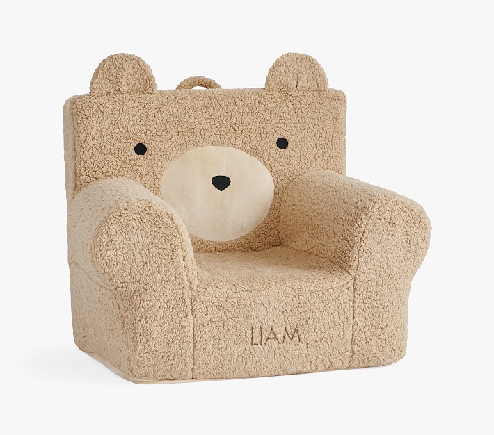 St. Jude Kids Anywhere Chair&#174;, Oatmeal Sherpa Bear Slipcover Only