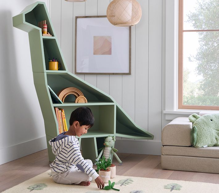 Dinosaur bookshelf deals