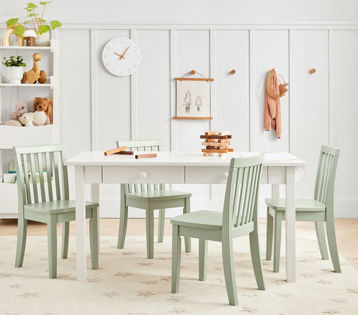 Carolina craft table & shop 4 chairs set