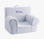 My First Anywhere Chair&#174;, Navy Oxford Stripe Slipcover Only