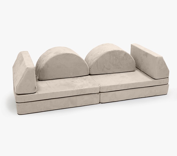 Foamnasium Blocksy + Play Couch, Performance Faux Suede