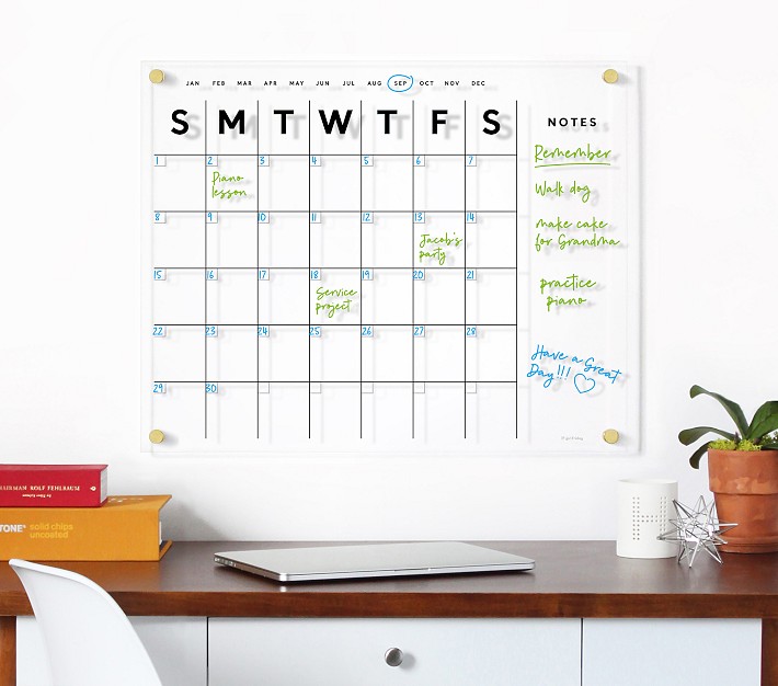 Girl Friday Wall Calendar with Side Notes