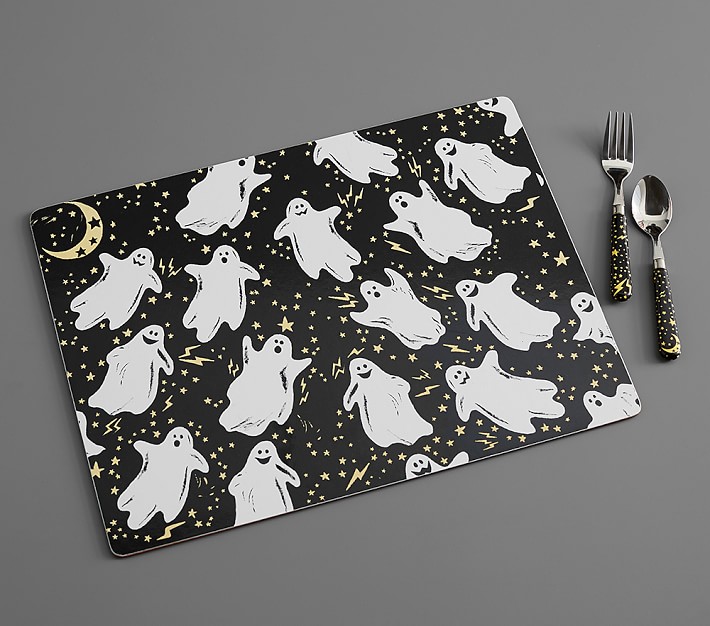 Halloween Glow-in-the-Dark Ghost Placemat