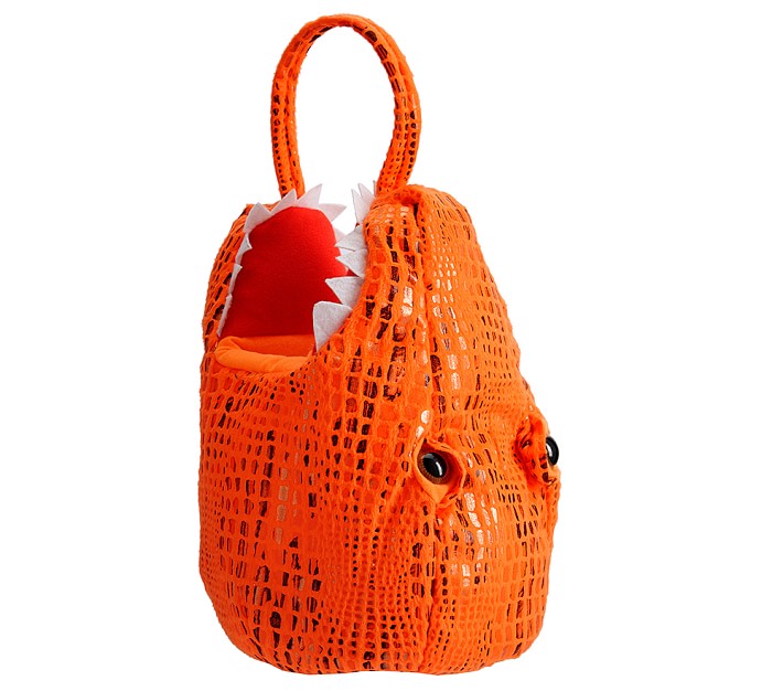 Orange Dinosaur Treat Bag