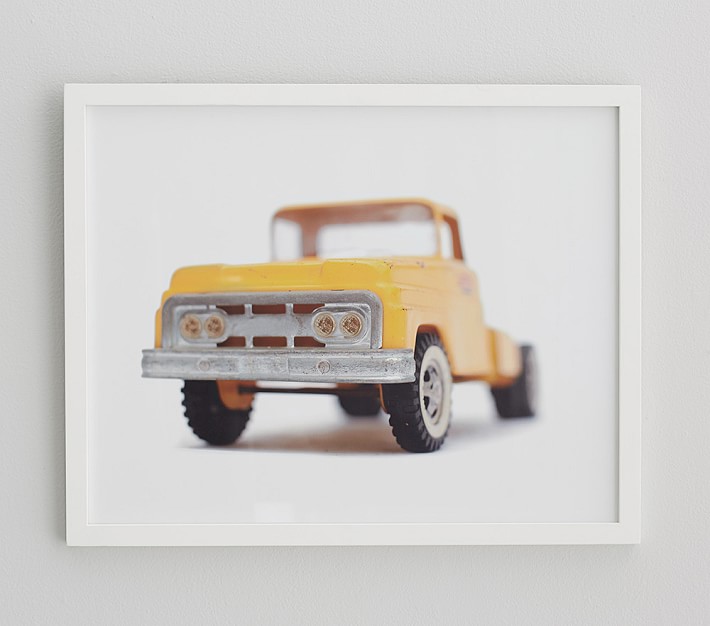 Yellow Truck Framed Photography Print