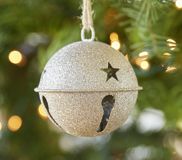 Glitter Jingle Bell Ornament