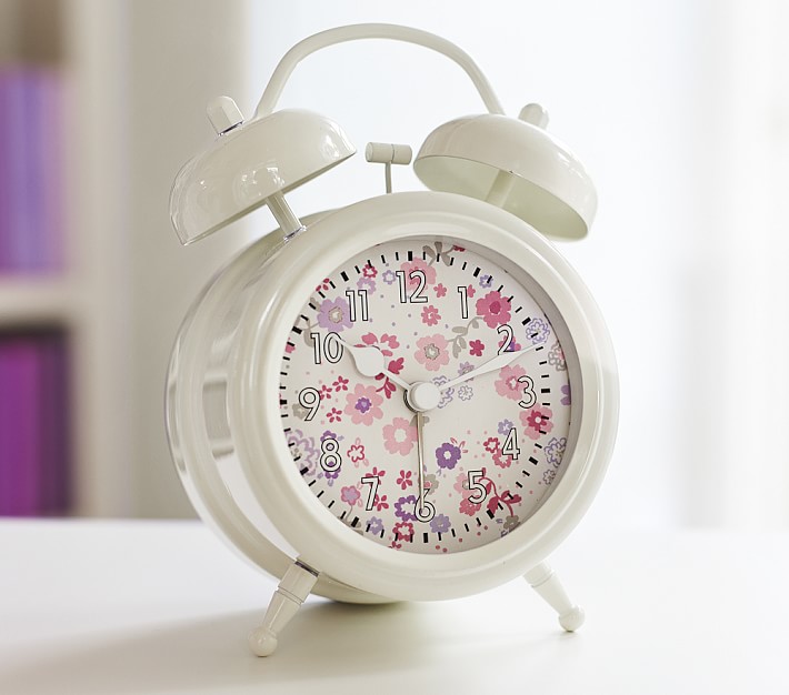 Floral Retro Clock