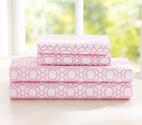 Lattice Sheet Set | Pottery Barn Kids