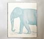 Elephant Vintage Etching Art