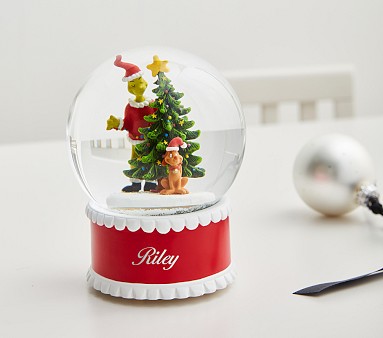 Personalized snow globe store baby