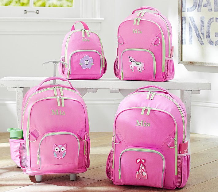 Fairfax Pink&#47;Green Backpacks