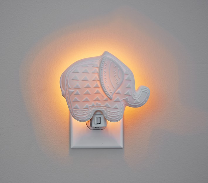 Ceramic Elephant Night Light (5&quot;)