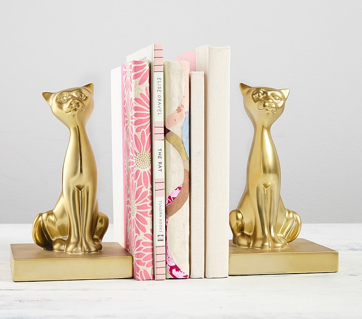 Kitty Bookends