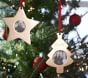 Star &amp; Tree Metallic Frame Ornaments