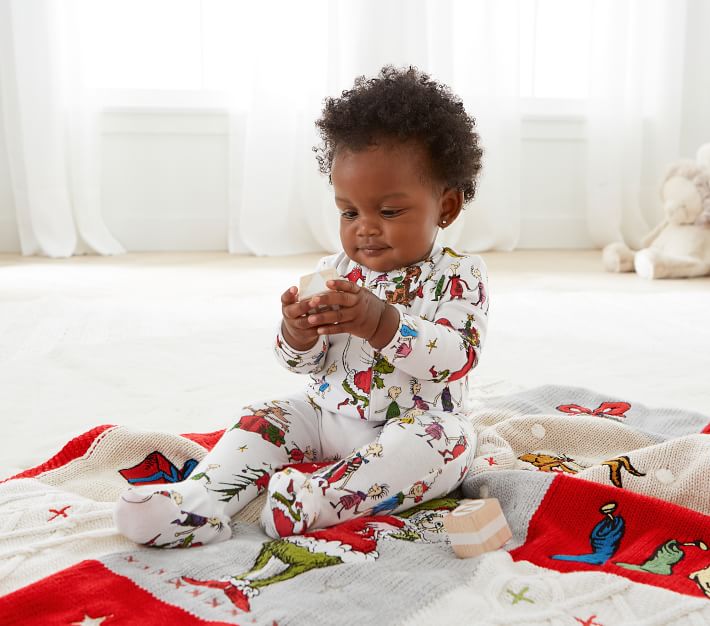 Baby boy 2024 grinch pajamas