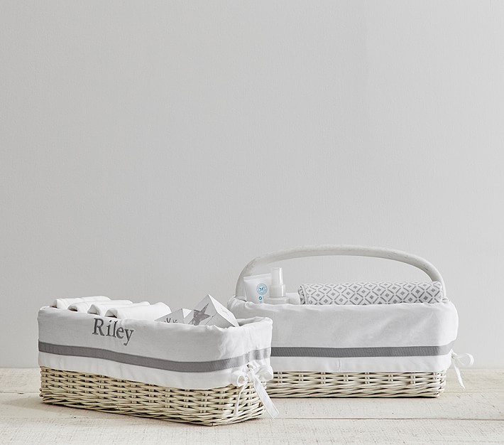 Gray Harper Changing Table Storage Liners