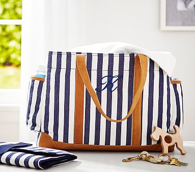 Striped Classic Diaper Bag 