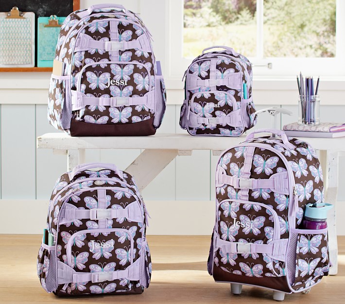 Mackenzie Lavender Butterfly Backpacks