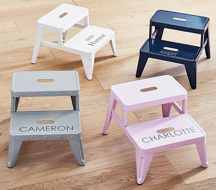 Personalized Metal Step Stools