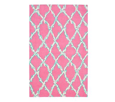 Lilly Pulitzer Deep Dive Trellis Rug | Patterned Rugs | Pottery Barn Kids