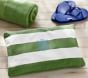 Green Rugby Stripe Wet&#47;Dry Bag