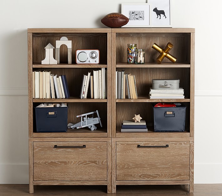 Charlie 2 x 2 Bookcase With Drawers