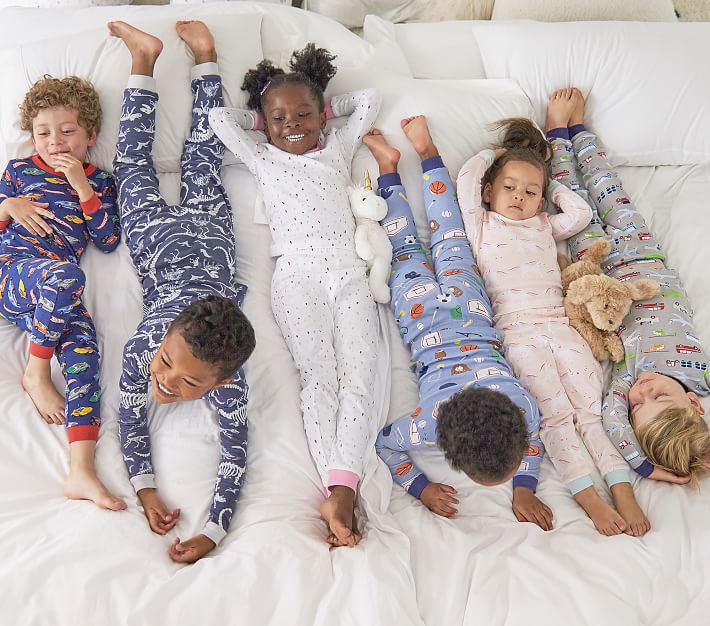 Rainbow Unicorn Tight Fit Kids Pajamas