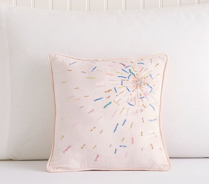 Monique Lhuillier Embellished Starburst Nursery Pillow