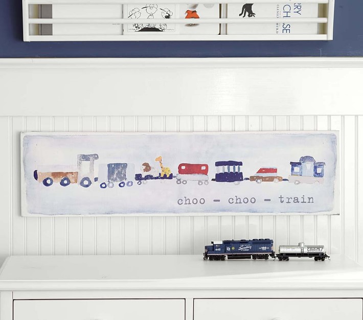 Choo Choo Train Stretched Canvas