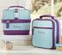 Mackenzie Turquoise Dot Lunch Boxes