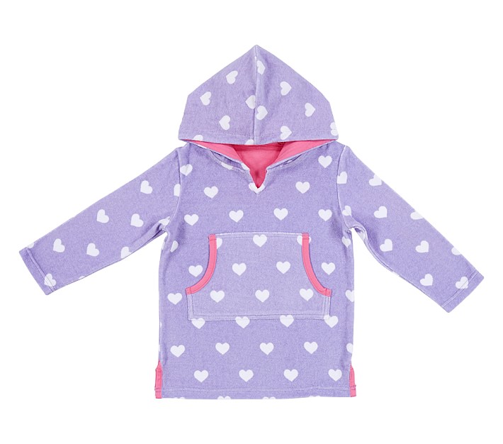 Heart Kid Cover Up Lavender