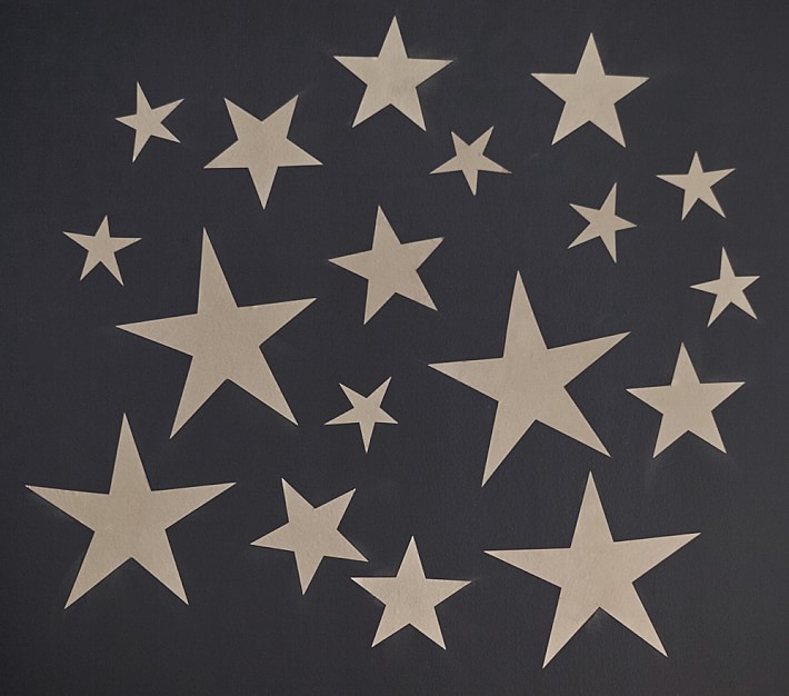 Champagne Star Wall Decals