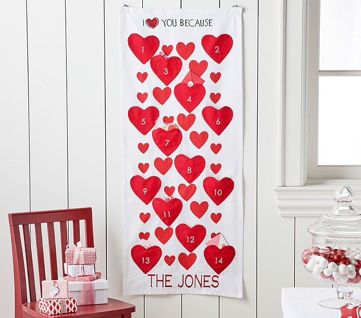 &quot;I Love You Because&quot; Countdown Calendar