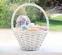 White Sabrina Mini Easter Basket