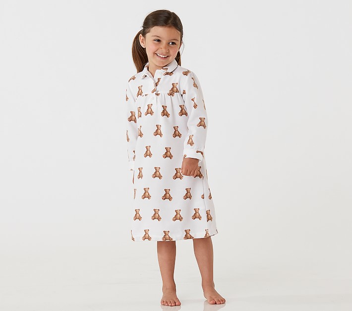 Teddy Bear Flannel Nightgown