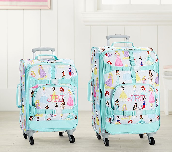 Aqua Disney Princess Kids Suitcase | Pottery Barn Kids