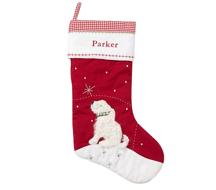 Sherpa Dog Quilted Stocking
